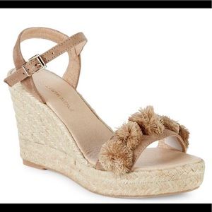 Saks Fifth Avenue Espadrille Wedge Suede  …